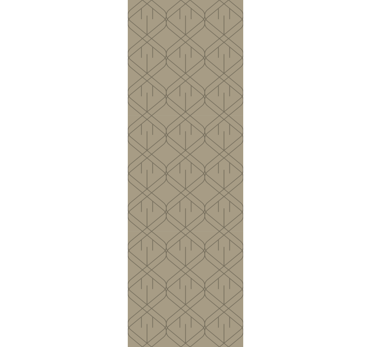 Dining room roller blind elegant hamptons design - TenStickers