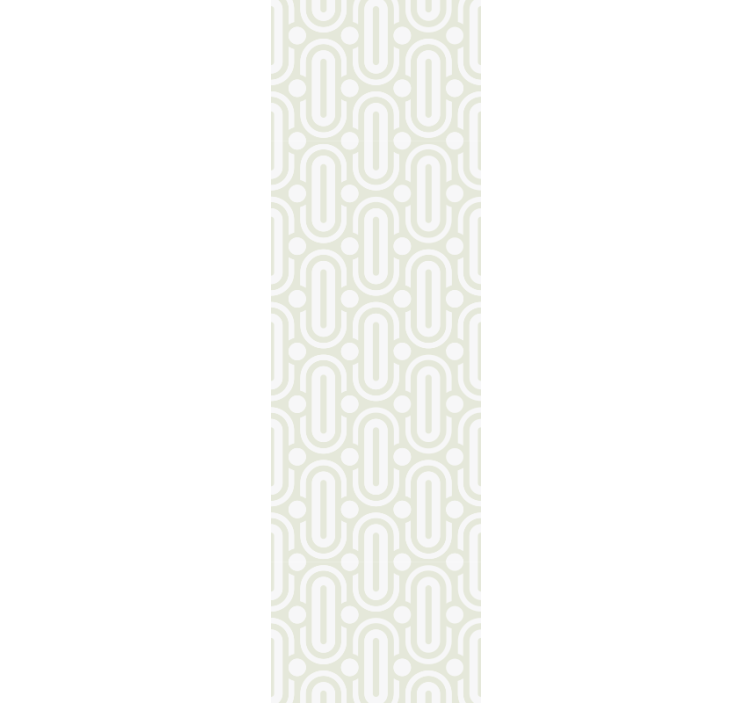 Dining room roller blind with gray geometric lines - TenStickers