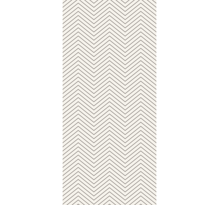 Dining room roller blind with grey stripes - TenStickers