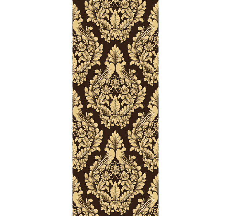 Dining room roller blind in classic victorian style - TenStickers