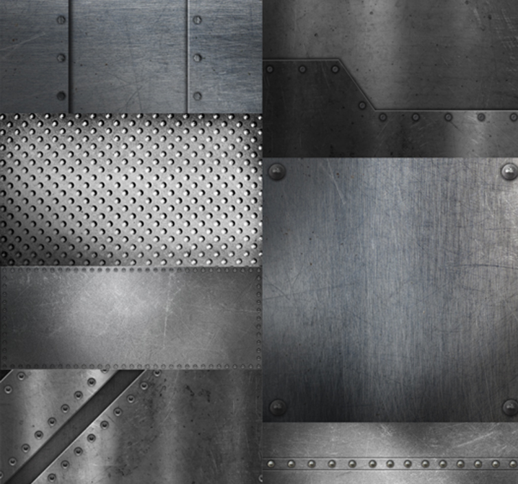 Dining room roller blind brass wall - TenStickers