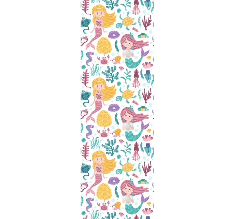 Children room roller blind mermaid adventure - TenStickers