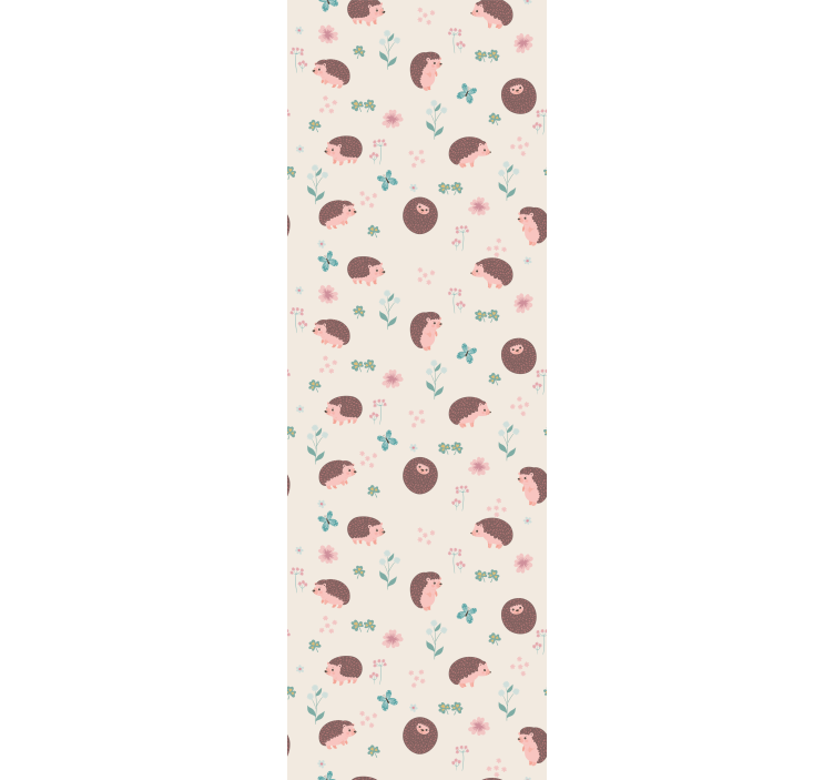 Children room roller blind cute hedgehog collection - TenStickers