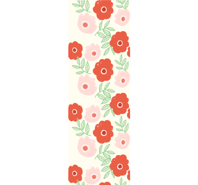 Children room roller blind anemone flower design - TenStickers