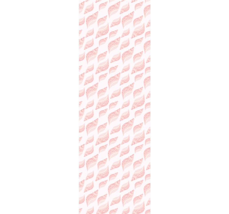 Children room roller blind trendy pink seashell design - TenStickers