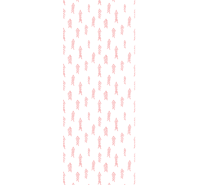Children room roller blind with pink arrows on white - TenStickers