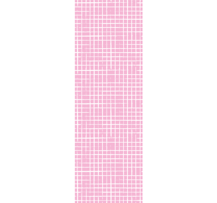 Children room roller blind in pink and white stripes - TenStickers