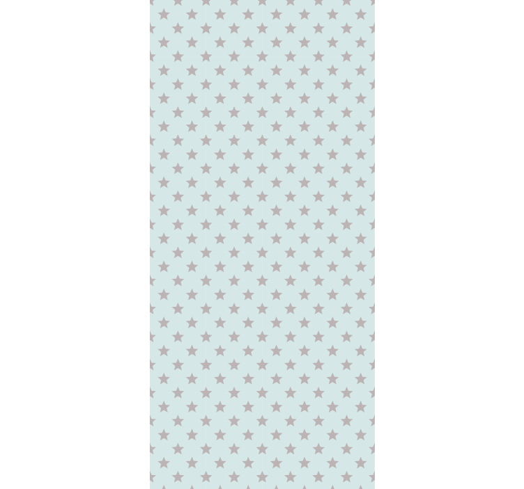 Children room roller blind blue background gray stars - TenStickers