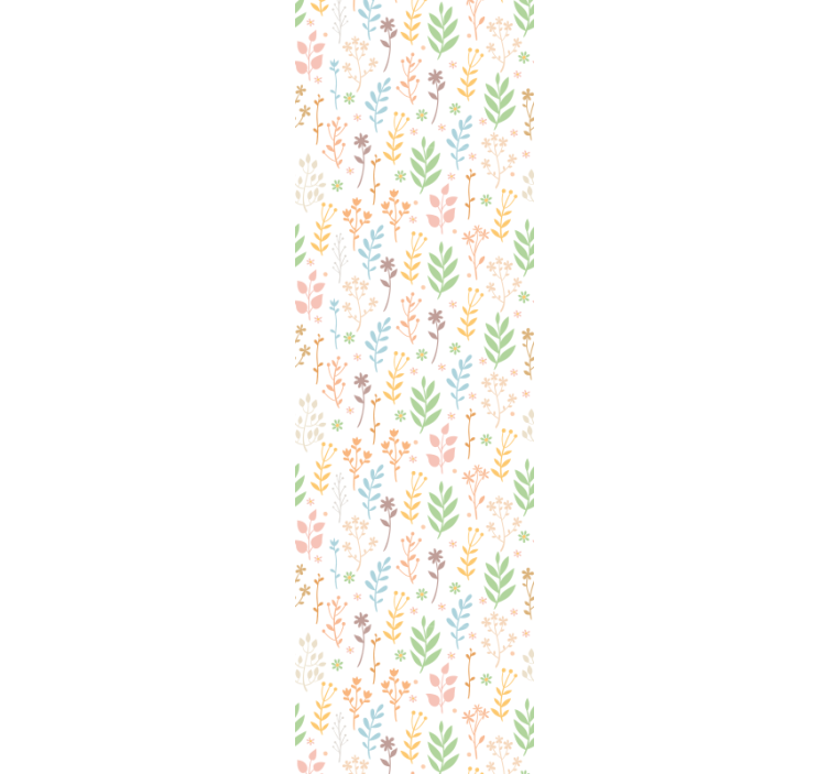 Children room roller blind simple symbols on white - TenStickers