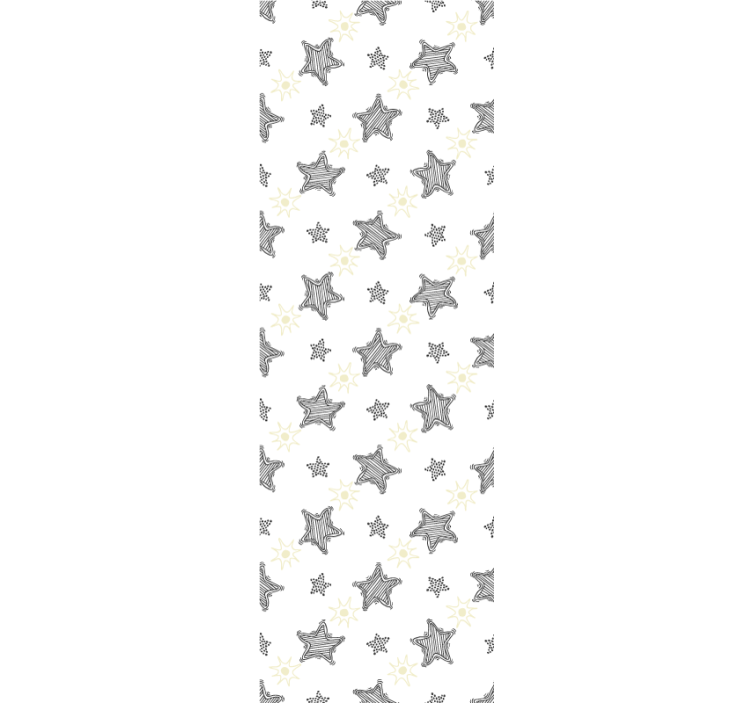 Children room roller blind graffiti stars - TenStickers