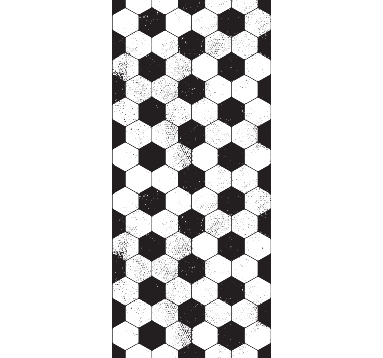 Children room roller blind grunge soccer ball pattern - TenStickers