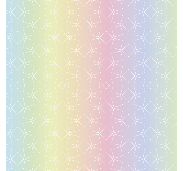 Children room roller blind glitter rainbow pastel sky - TenStickers