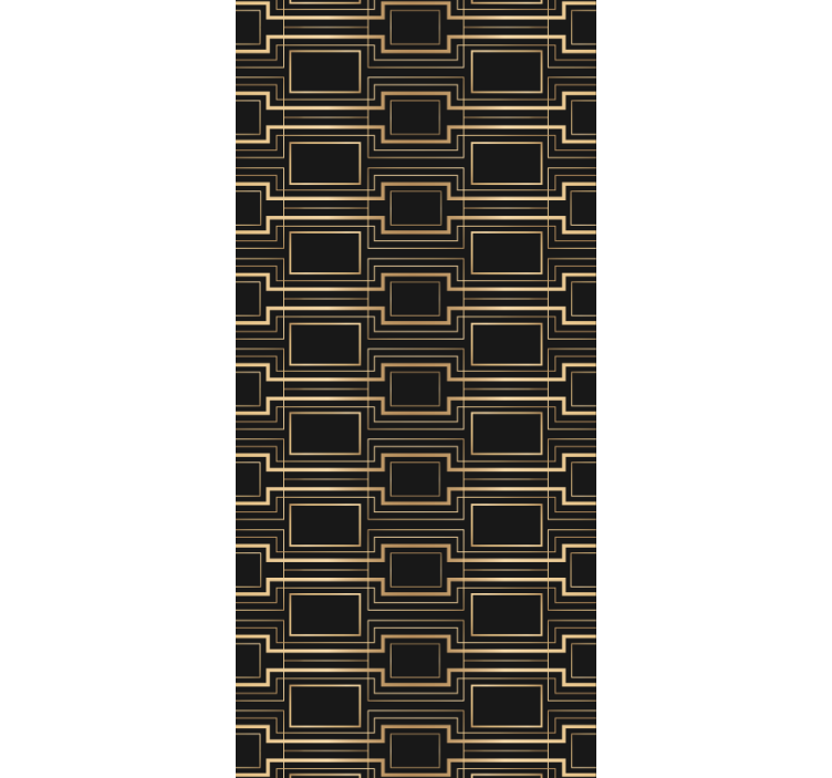 Office roller blind with linear rectangular shapes - TenStickers