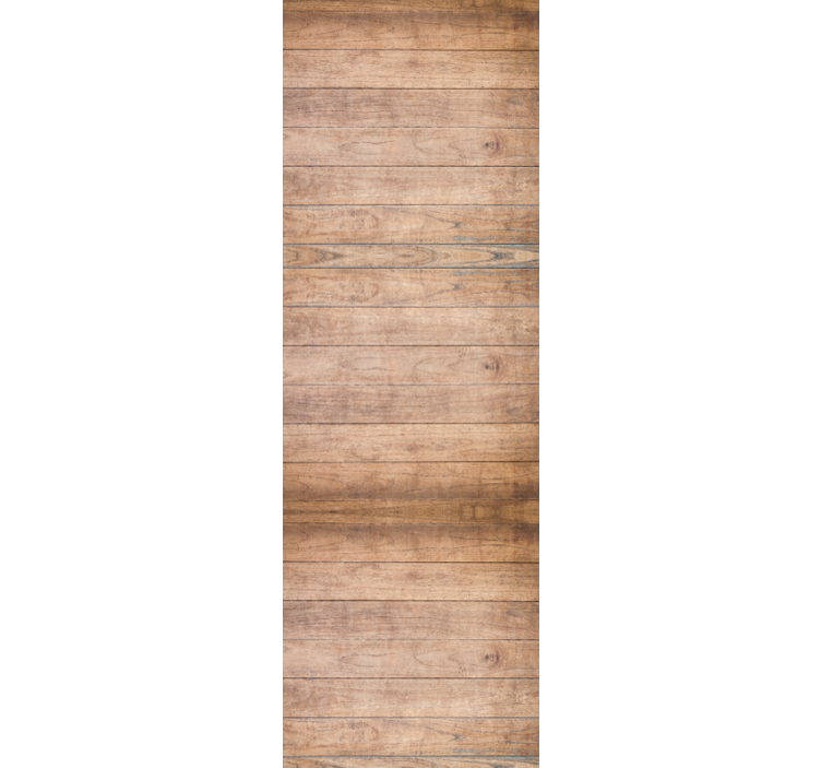 Office roller blind with horizontal rustic wood design - TenStickers