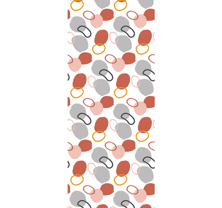 Office roller blind in abstract colorful dots - TenStickers