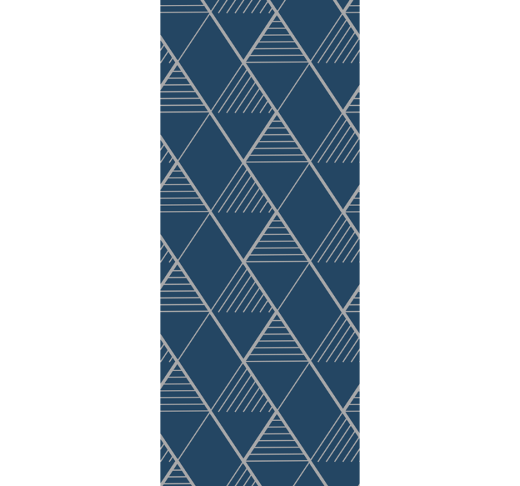 Office roller blind in platinum geometric metallic - TenStickers