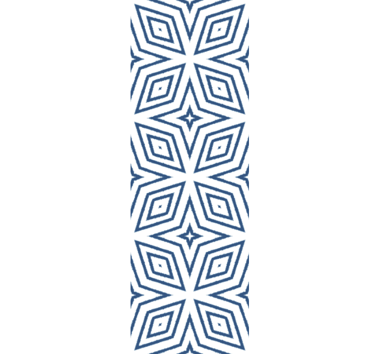 Office roller blind handcrafted imitation jute diamonds - TenStickers