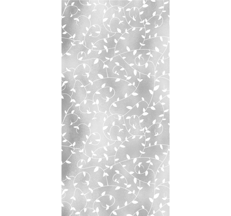 Office roller blind with silver tree branches - TenStickers