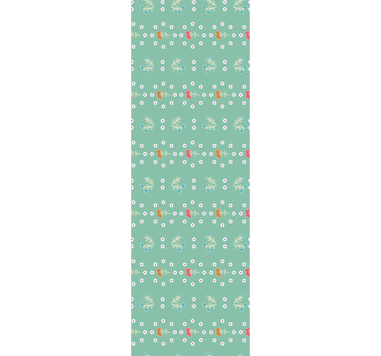 Office roller blind in granny chic design - TenStickers