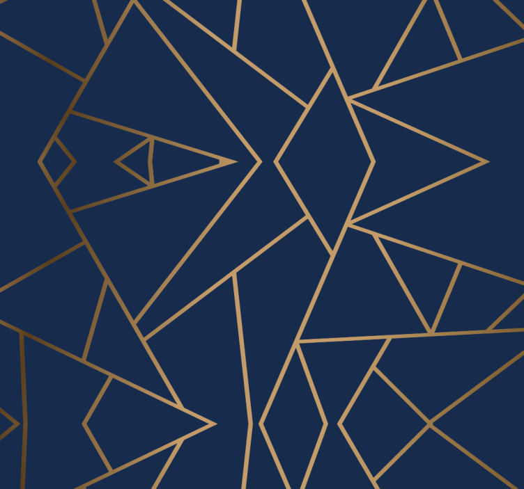Office roller blind with geometric patterns - TenStickers
