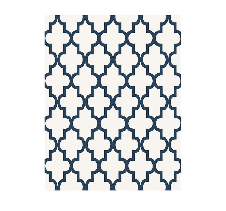 Teenage bedroom roller blind modern geometric style - TenStickers