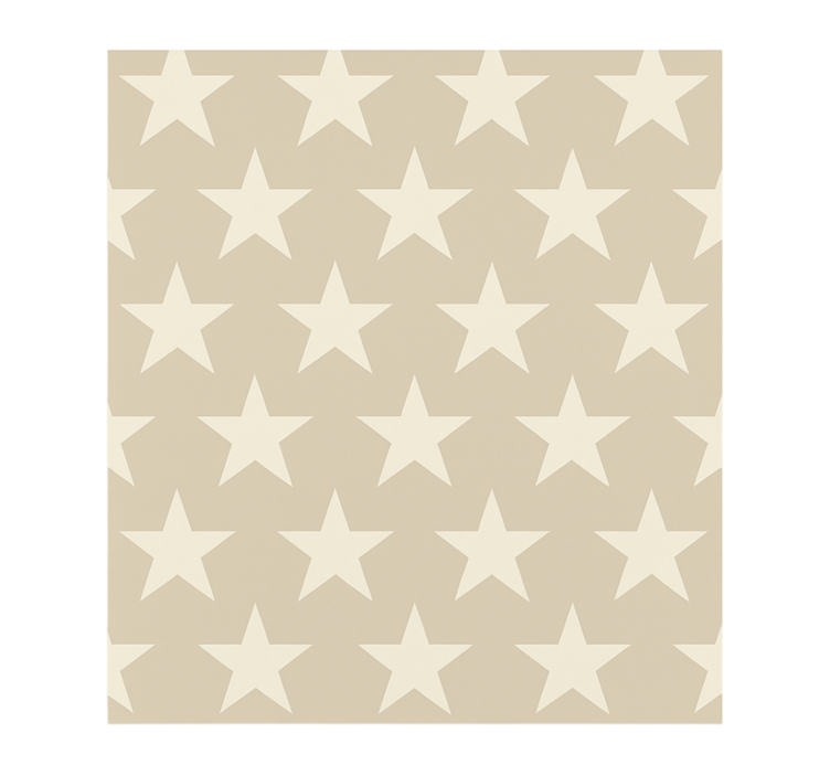 Teenage bedroom roller blind beige stars pattern - TenStickers