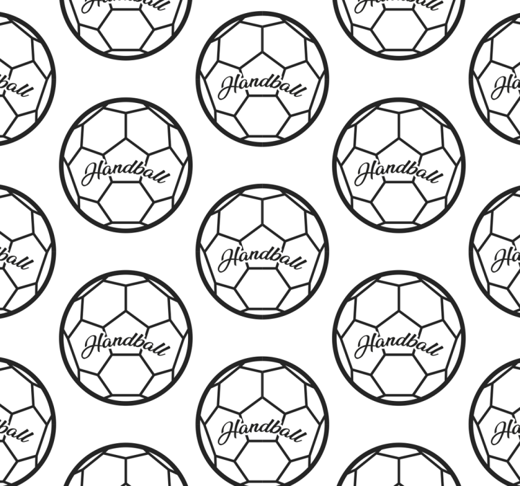 Teenage bedroom roller blind handball design - TenStickers