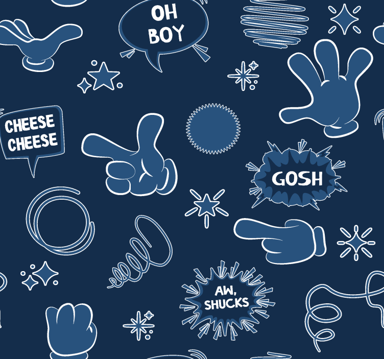 Teenage bedroom roller blind comic book design - TenStickers