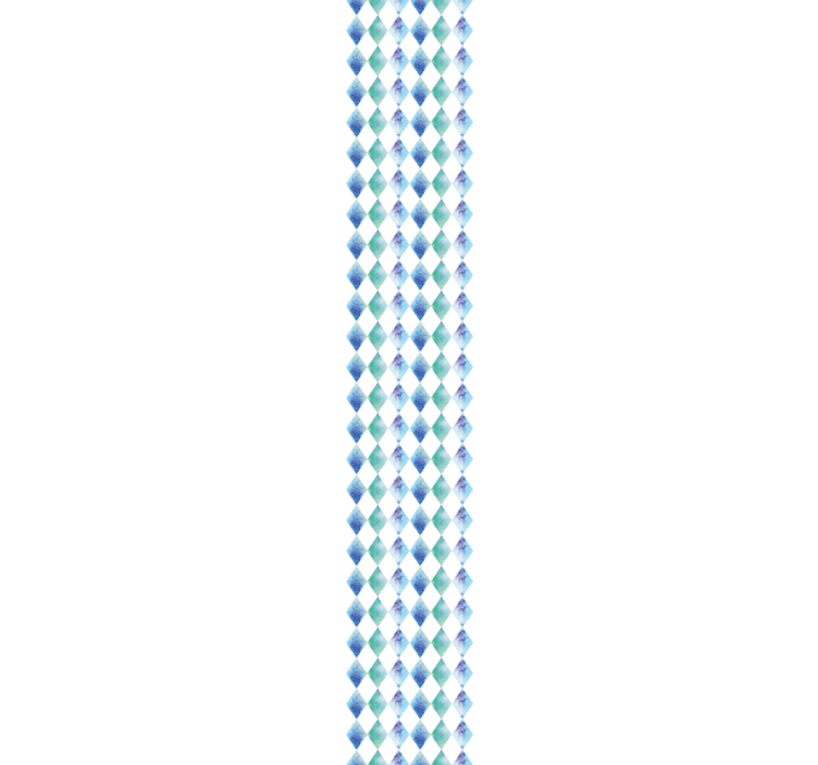Teenage bedroom roller blind watercolour harlequin design - TenStickers