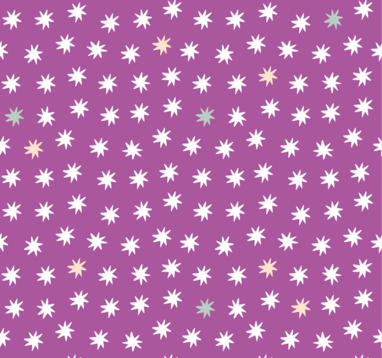 Teenage bedroom roller blind white stars for kids - TenStickers