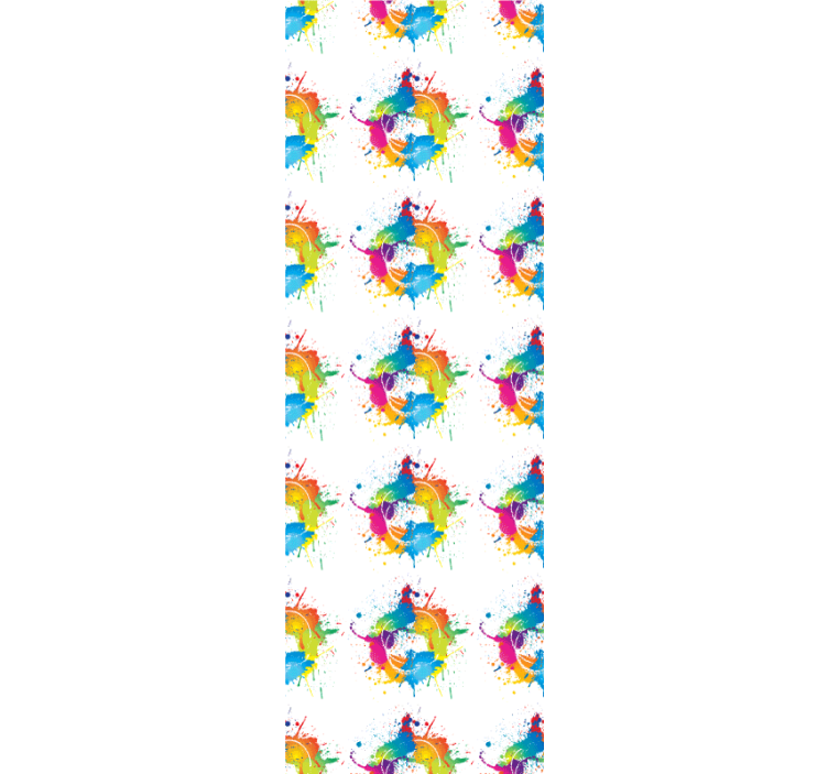 Teenage bedroom roller blind in blue sky pattern - TenStickers