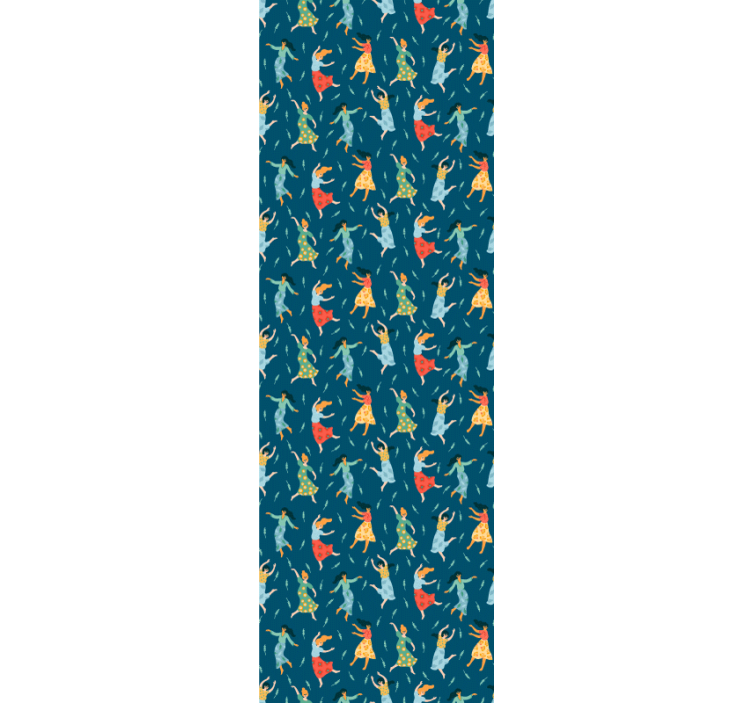 Teenage bedroom roller blind dance party - TenStickers