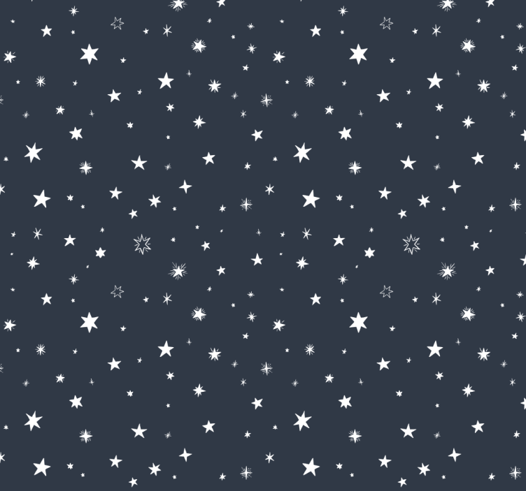 Teenage bedroom roller blind starry night - TenStickers