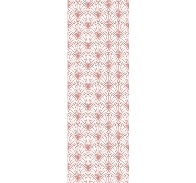 Modern roller blind elegant art deco fans - TenStickers