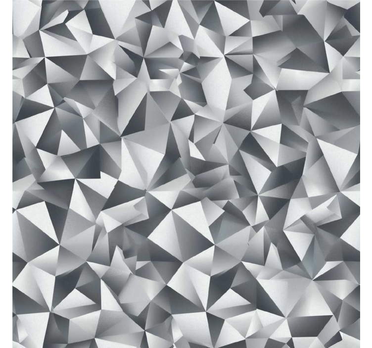 Modern roller blind in gray diamond pattern - TenStickers