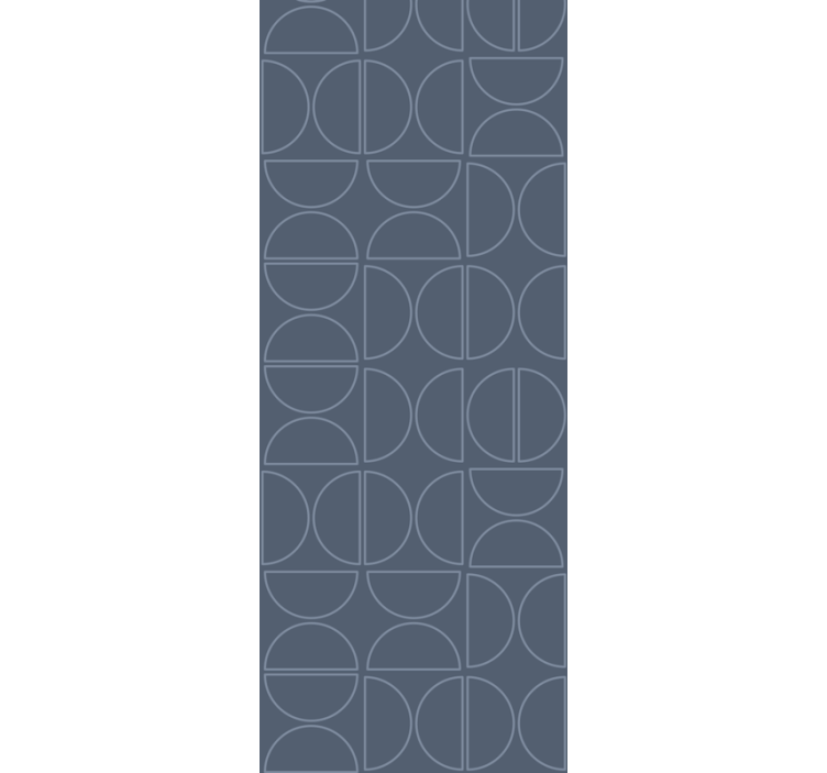 Modern roller blind geometric gray design - TenStickers