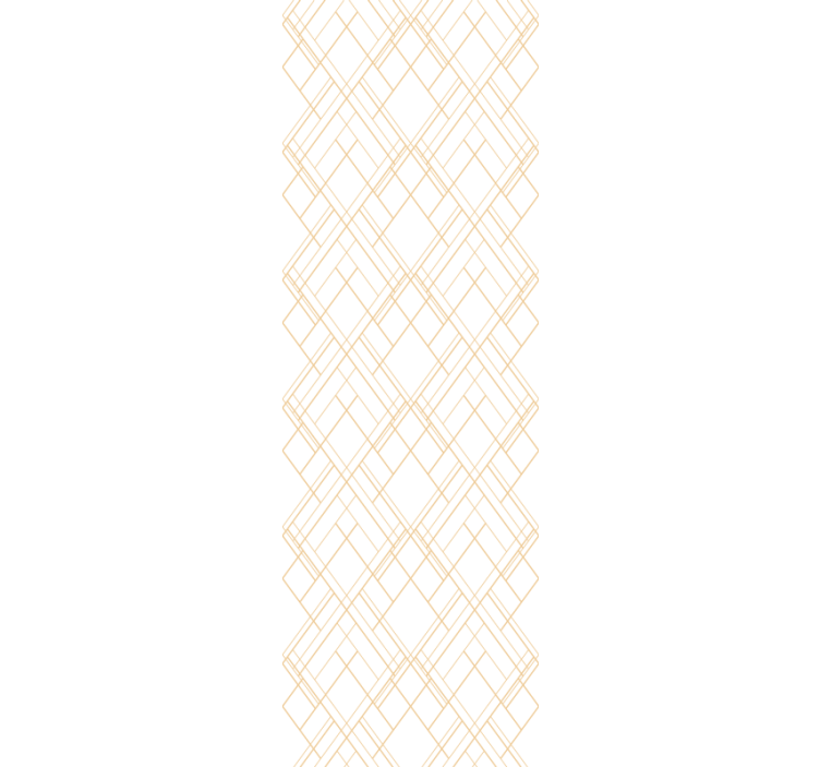 Modern roller blind with golden abstract lines - TenStickers