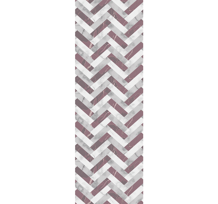 Modern roller blind with mid-century pattern - TenStickers