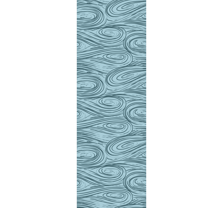 Modern roller blind japandi style imitation - TenStickers