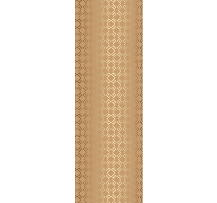 Modern roller blind with eclectic art deco gold columns - TenStickers