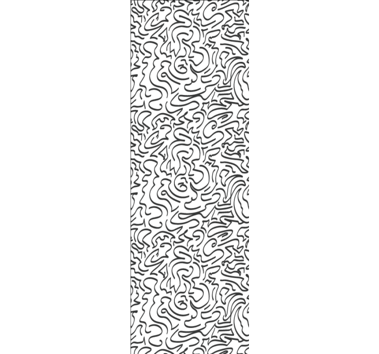 Modern roller blind with wind-inspired designs - TenStickers