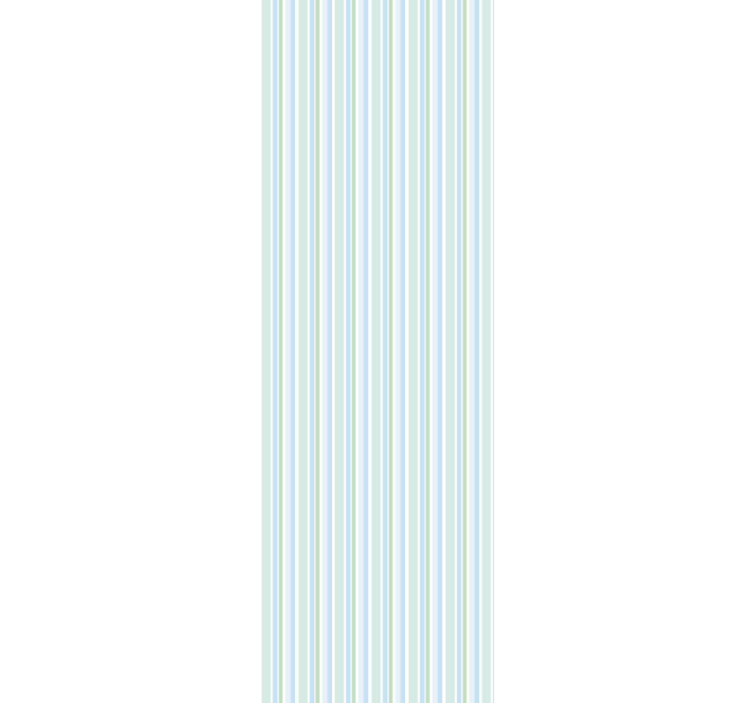 Modern roller blind in pastel striped pattern - TenStickers