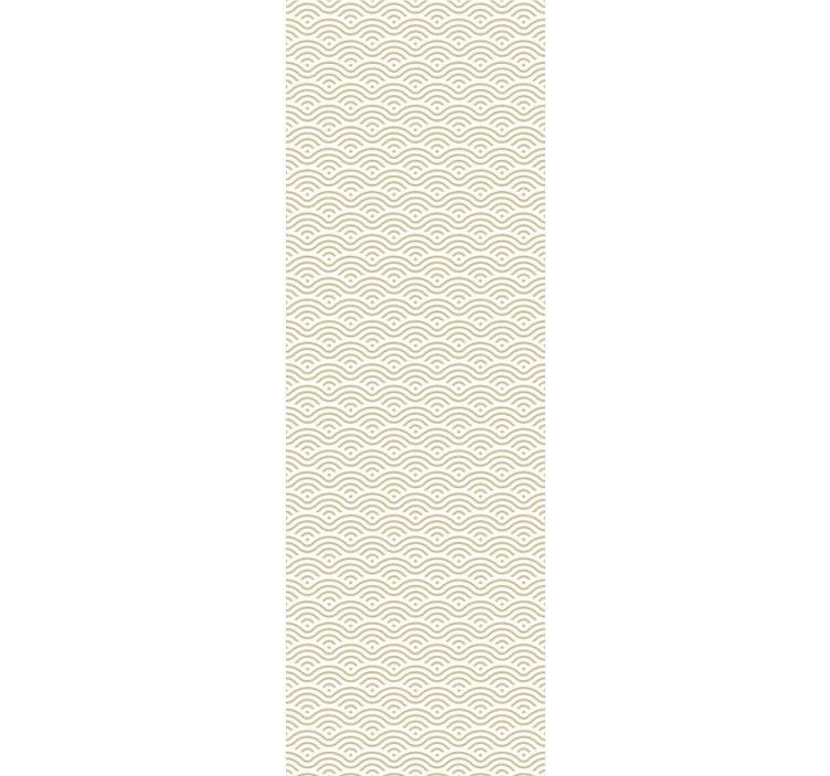 Modern roller blind gentle calming waves - TenStickers