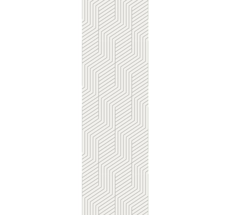 Modern roller blind in unique octagon design - TenStickers