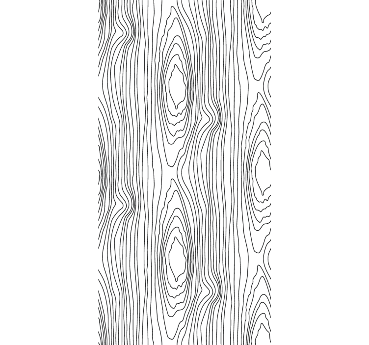 Modern roller blind in black nature stripes - TenStickers