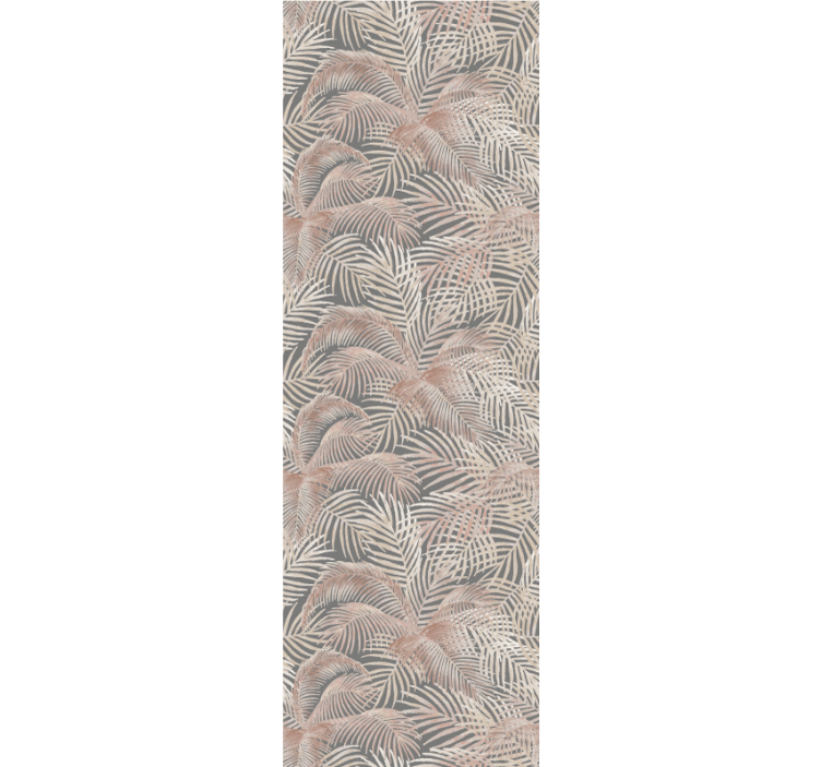 Modern roller blind palm leaves outline - TenStickers