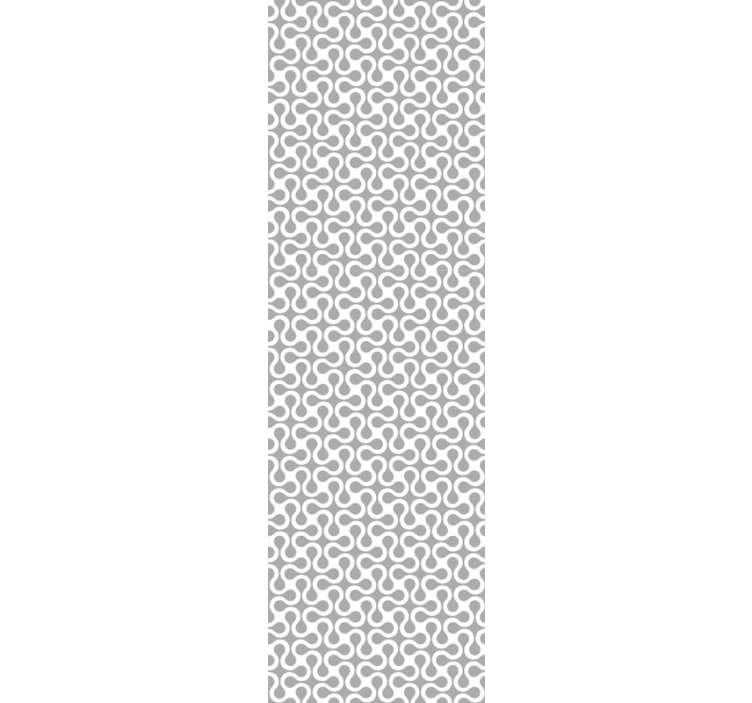 Modern roller blind white twister - TenStickers