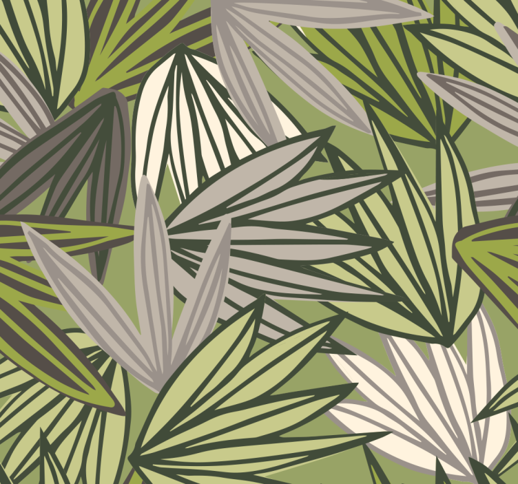 Bathroom roller blind jungle with trees no fruit - TenStickers