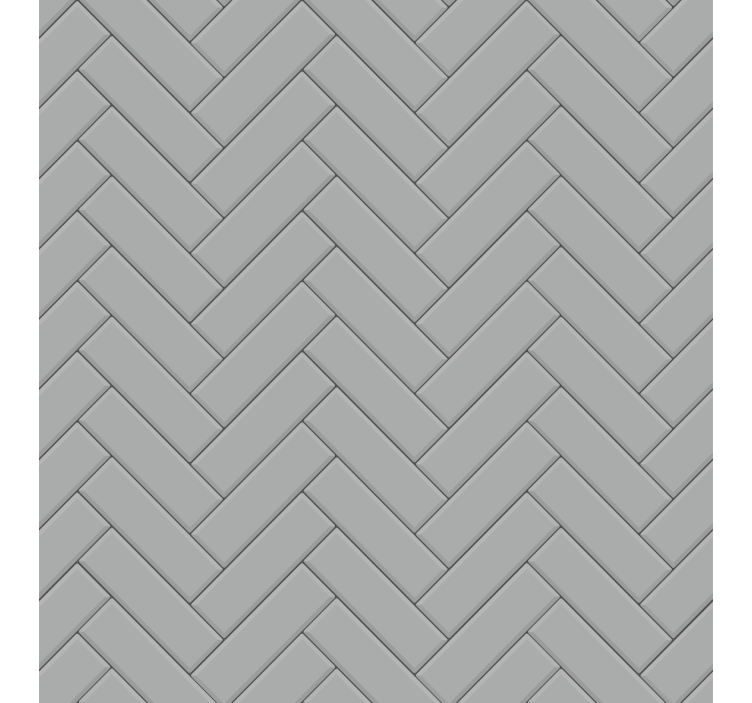 Gray roller blind herringbone grey tiles design - TenStickers