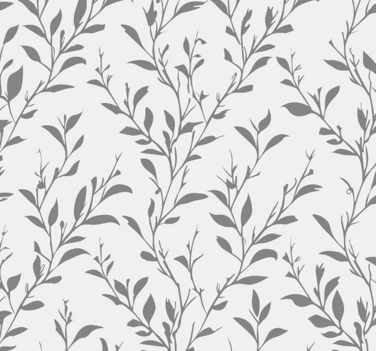 Gray roller blind olive leaves pattern - TenStickers